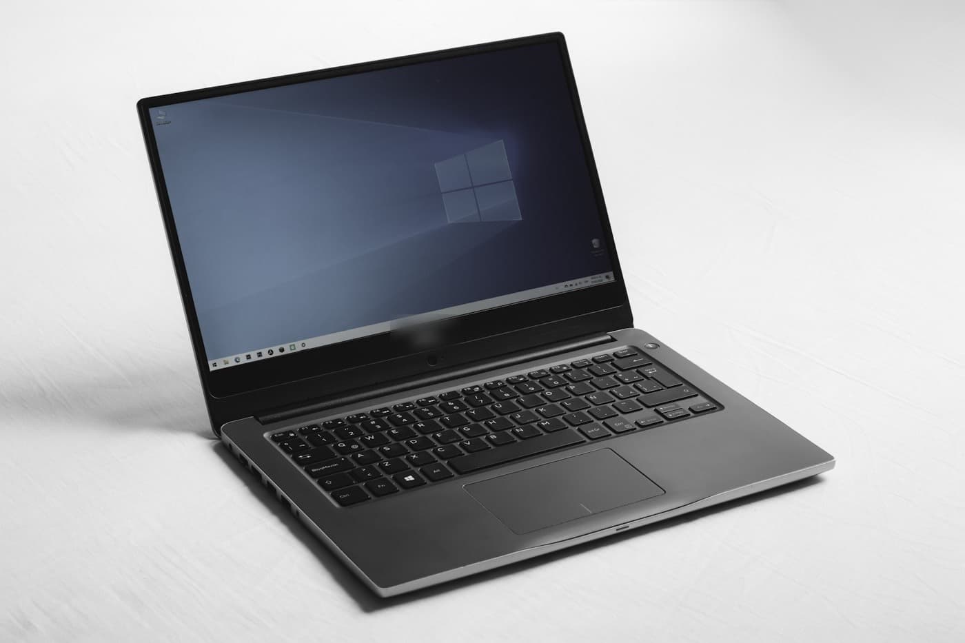 Laptop being serviced